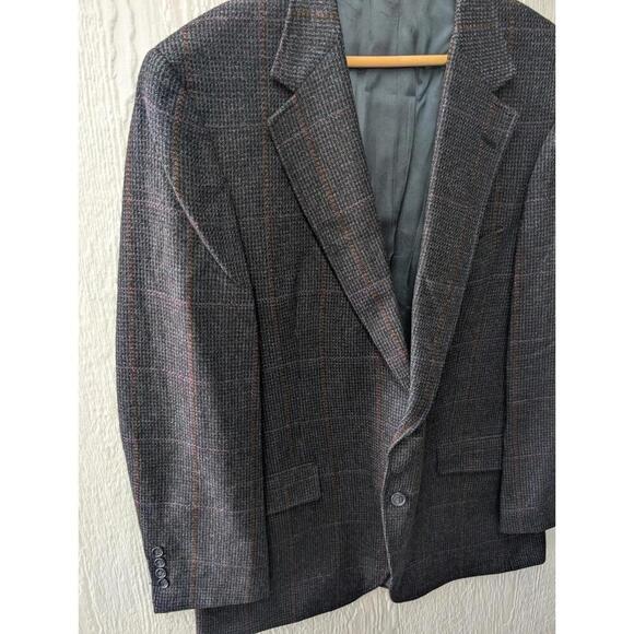 Barrister Blue Wool Tweed Blazer Sport Coat Heritage Classic Preppy - Picture 2 of 9